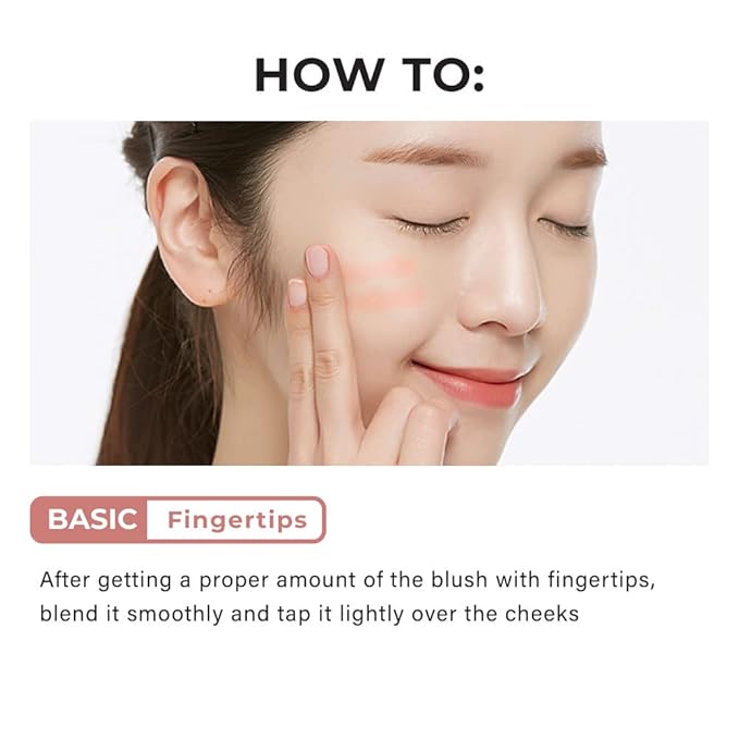 A'PIEU Juicy-Pang Jelly Blusher [BE02] – Soft Touch Blush for Cheek with Combined Cream & Powder Texture for Natural Dewy-Finish, No Fall-Out. 0.17 oz
