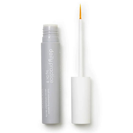 Daily Practice by Dr. B Lash Serum - Eyelash Growth Serum with Peptides, Biotin, Niacinamide & Hyaluronic Acid - Paraben-Free, Phthalate-Free, Hydrating Formula - 4ml