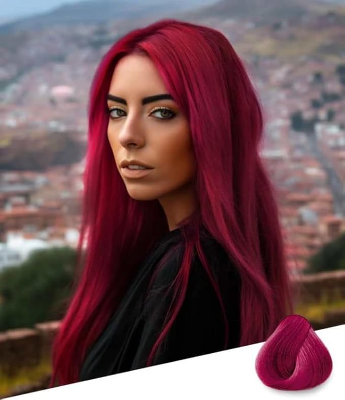Küül's FUNNY COLORS - Tintes de Fantasia ((ROJO ROSADO), 3.04 oz)