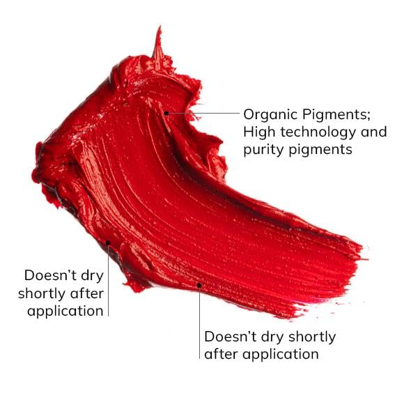 FARMASi Make Up Matte Liquid Lipstick, Long-Lasting and Ultra-comfortable, High-Impact, Lightweight, Organic, Pure Pigments 0.14 fl.oz (Super Star)