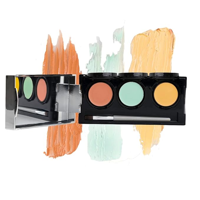 Dermaflage Color Correcting Palette, Color Corrector Concealer for Dark Circles, Redness, Bruises, Dark Spots, by Dermaflage 6.9g/.24oz