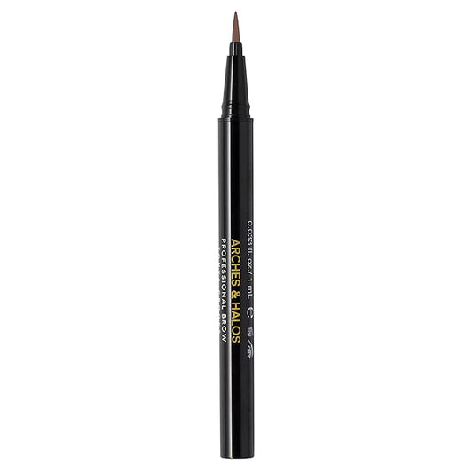 Arches & Halos Microblading Brow Shaping Pen - Fuller, More Defined Brow - Long-lasting, Smudge Resistant, Rich Color - Vegan and Cruelty Free Makeup - Espresso - 0.033 fl oz
