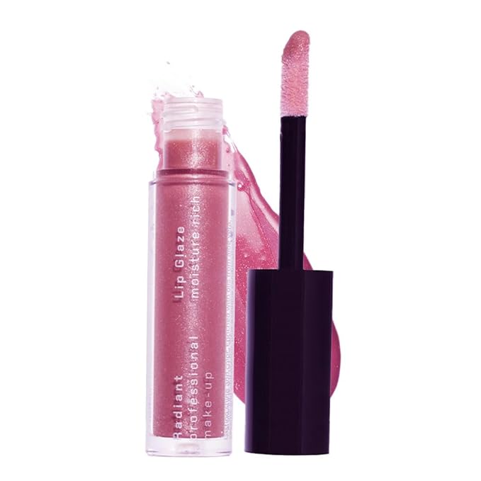 Radiant Professional Lip Glaze (15 Shades) - Ultra-Glossy, Non-Sticky & Long-Lasting Lip Gloss for Women - High Shine Hydration - Vegan & Moisturizing for Soft, Nourished Lips - (14 - PRETTY PINK)