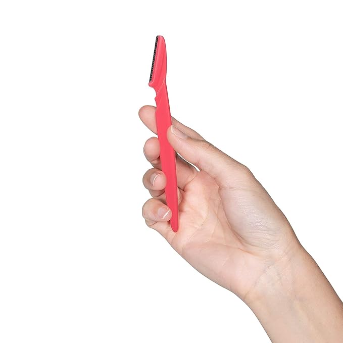 Opaz Touch-Up Eyebrow Razor Dermaplaning Tool, and Facial Razor with Precision Guide cover, 12 pack skin care kit wax-less
