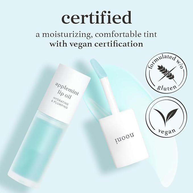 NOONI Korean Lip Oil Gift Set + Applemint Lip Oil