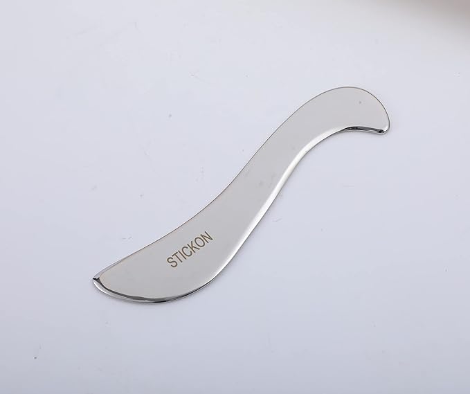 STICKON Stainless Steel Gua Sha Muscle Scraper Tools Set, Gua Sha Massage Scraper Tools for Physical Therapy, Scraping Massage Tools IASTM Tools - Relieve Muscle Pain and Tension(STICKON-39)