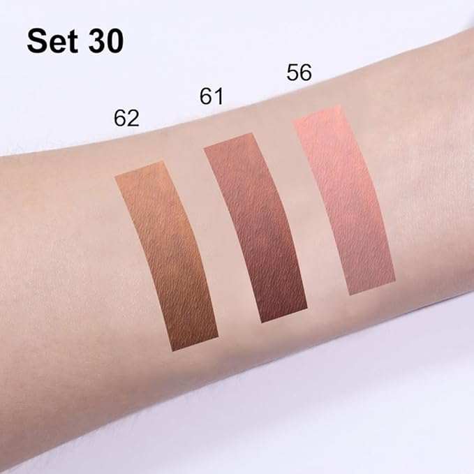 evpct 3Pcs Pale Neutral True Nude Matte Lip Liner & Liquid Lipstick Stain Makeup Set for Women, Lip Liner Stain Long Lasting Waterproof Smudge Proof, Cruelty Free Lip Makeup 24 hours originales labios
