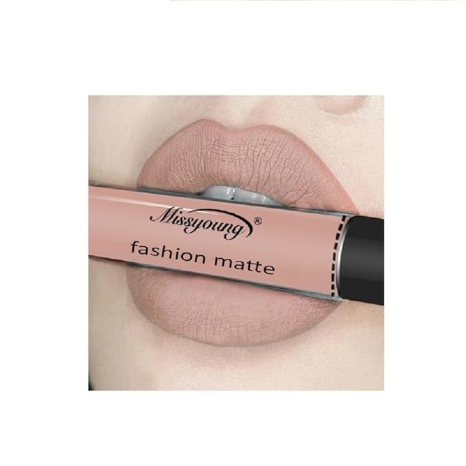 Generic Missyoung 18-Color Matte Liquid Lipstick Set, Long-Lasting Non-Sticky Formula, Flawless Makeup Looks (7)