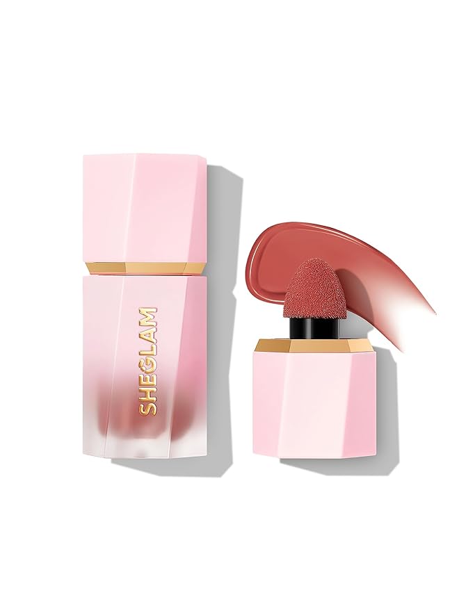 SHEGLAM Color Bloom Liquid Blush Makeup for Cheeks Matte Finish - Risky Business