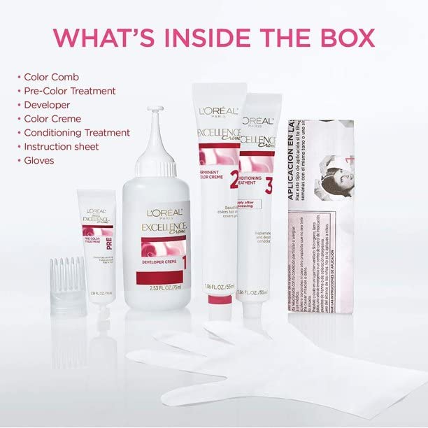 L’Oreal ParisExcellence Creme - 7-1/2A Medium Ash Blonde (Cooler) 1 Each (Pack of 9)