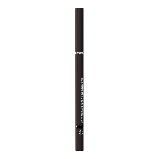 e.l.f. Holy Strokes Micro-Fine Brow Pen, Liquid Waterproof Eyebrow Makeup For Detailing & Adding Dimension, Vegan & Cruelty-Free, Espresso