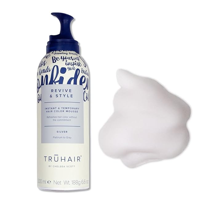 Truhair Revive and Style Color Mousse (Silver)