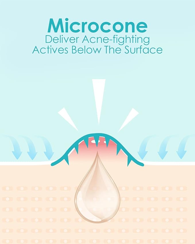 Microdart Acne Patch (36 Patches) - Hyaluronate Acid & Salicylic Acid Hydrocolloid Pimple Patch for Deep, Early and Hidden Blemishes (36 Count (Pack of 1))