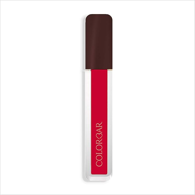 Colorbar Powerkiss Vegan Matte Lipcolor - Hydrating Matte Lipstick - Talc-Free and Highly Pigmented Liquid Lipstick - 003 Hot Fire - 0.16 oz