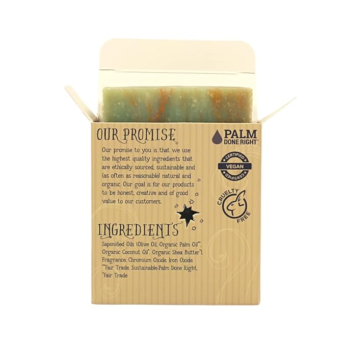 Natural Green Clover Field Bar Soap - Gentle Cleansing for Sensitive Skin, Fresh - 3 Pack