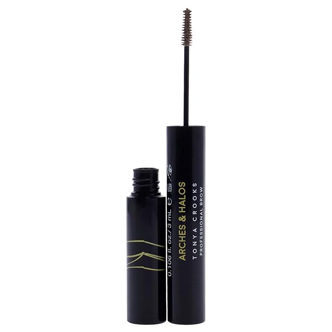 Arches and Halos Microfiber Tinted Brow Mousse - Richly Pigmented Eyebrow Shaper - Water Resistant Filler Pen - Vegan - Mocha Blonde - 0.11 oz