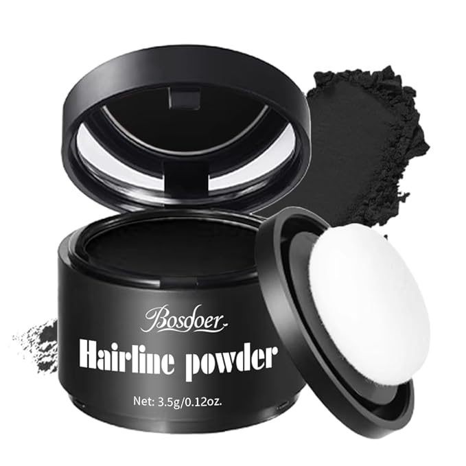 Invisible Hairline Powder, Undetectable Coverage for Bald Spots Receding Hairlines, 3 Seconds Fill for Bald Spots & Thinning Edges, Waterproof, Transfer-Resistant, Natural Matte Finish