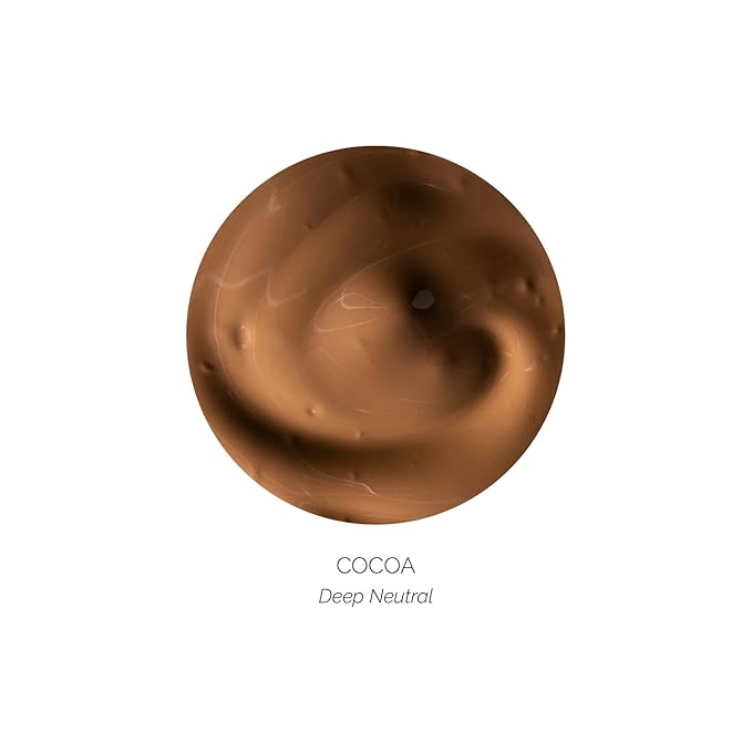 OFIR Skin Satin Medium Coverage Foundation | Buildable, Non-Creasing Finish | Vegan, Cruelty-Free, Paraben-Free Makeup | Blue Light Protection | 1 FL OZ 1 FL OZ (Cocoa - Deep Neutral)