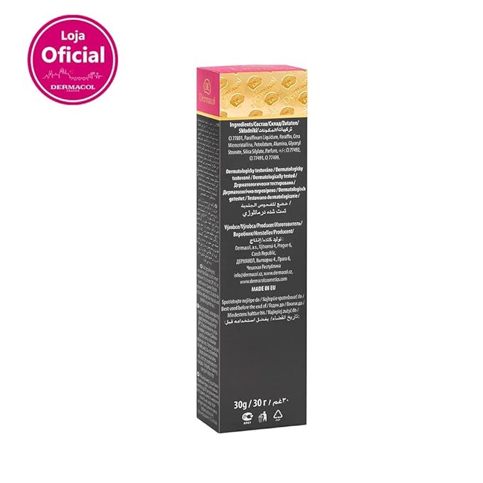 Dermacol - Full Coverage Foundation, Liquid Makeup Matte Foundation with SPF 30, Waterproof Foundation for Oily Skin, Acne, & Under Eye Bags, Long-Lasting Makeup Products, 30g, Shade 213