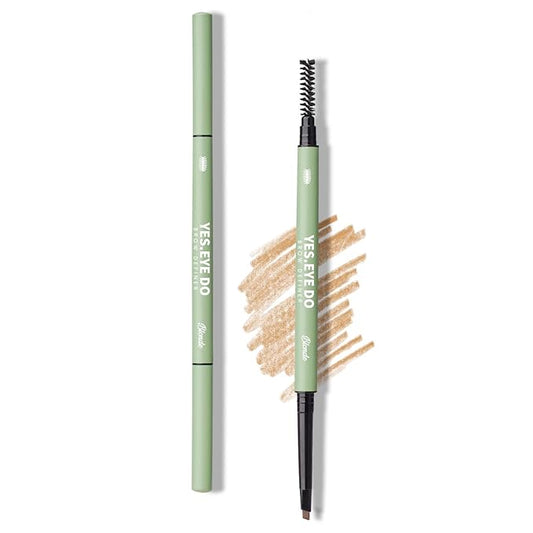 Blonde Eyebrow Pencil, Long Lasting Blonde Eyebrow Pen, Waterproof Brow Pencil for Women, Ultra Fine Brow Definer for Natural Eyebrow Lamination Look, YES.EYE DO