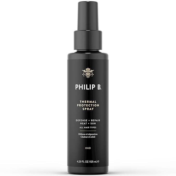 PHILIP B Thermal Protection Spray 4.2 oz. (125 ml) | Plump, Shine & Protect Hair from Heated Hair Tools