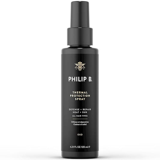 PHILIP B Thermal Protection Spray 4.2 oz. (125 ml) | Plump, Shine & Protect Hair from Heated Hair Tools