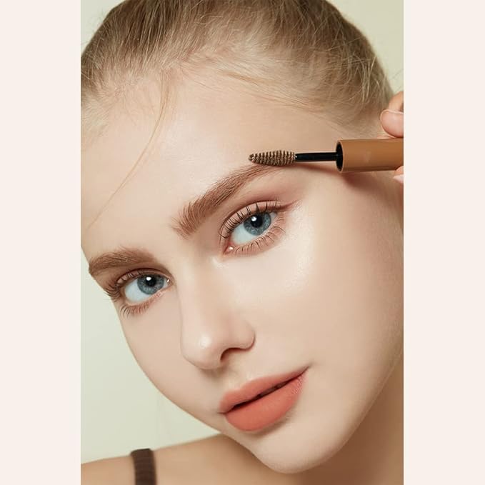 ETUDE Color My Brows, Brow Mascara, 3D Natural Coloring, Beeswax & Carnauba Wax, Moisturizing Brow Care, Eyebrow tint, Soft Gel Texture, Korean Makeup, Beauty, Natural Brown (0.152 Fl Oz)