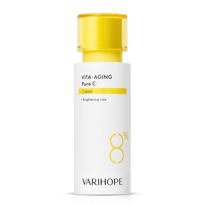 VARIHOPE Vita-Aging Pure C Cream – Vitamin C Face Cream for Deep Hydration, Elasticity & Uneven Tone, Korean Skin Care with Pure Vitamin C for Smooth, Radiant, Healthy-Looking Skin | 1.35 fl oz
