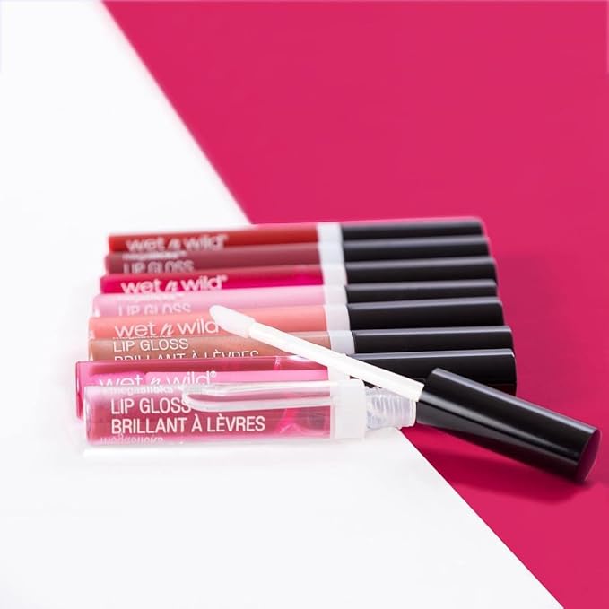 wet n wild MegaSlicks Lip Gloss Red Cherish (Pack of 2)