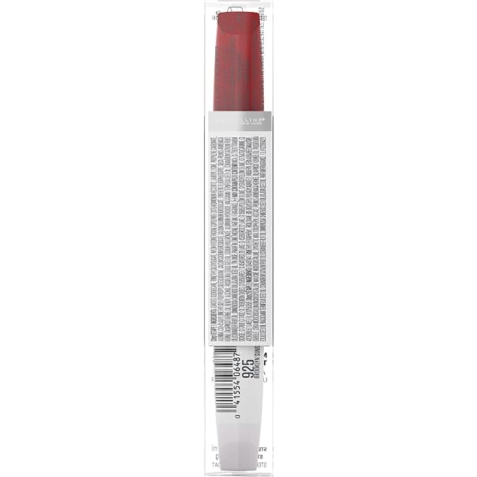 Maybelline Super Stay 24 2-step Long Lasting Liquid Lipstick and Lip Balm, 925 Brooklyn Sunset, 1 count