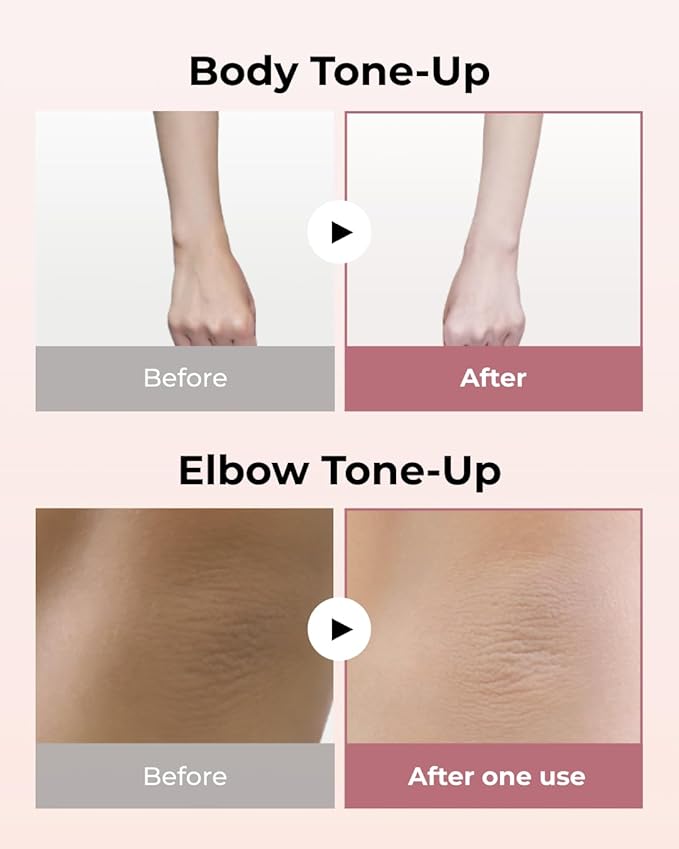 BOM Light On In Shower Body Tone Up Lotion 9.80 fl.oz, Lightweight Non-Greasy Moisturizer, Peach, Milk Protein, Rose, Yogurt Extracts, Long Lasting Body Shower Lotion, Hypoallergenic Korean Skincare