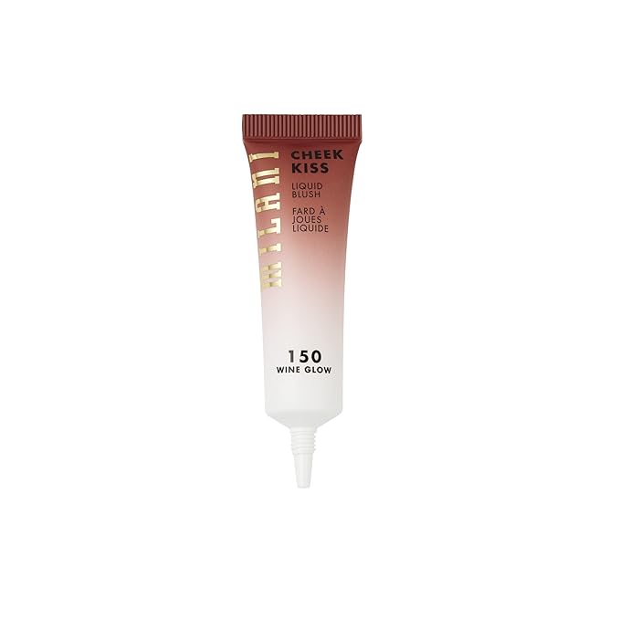 Milani Cheek Kiss Liquid Blush Makeup, Lightweight, Blendable & Buildable for Radiant Flushed Cheeks, Skin-Loving Formula - New Wine Glow