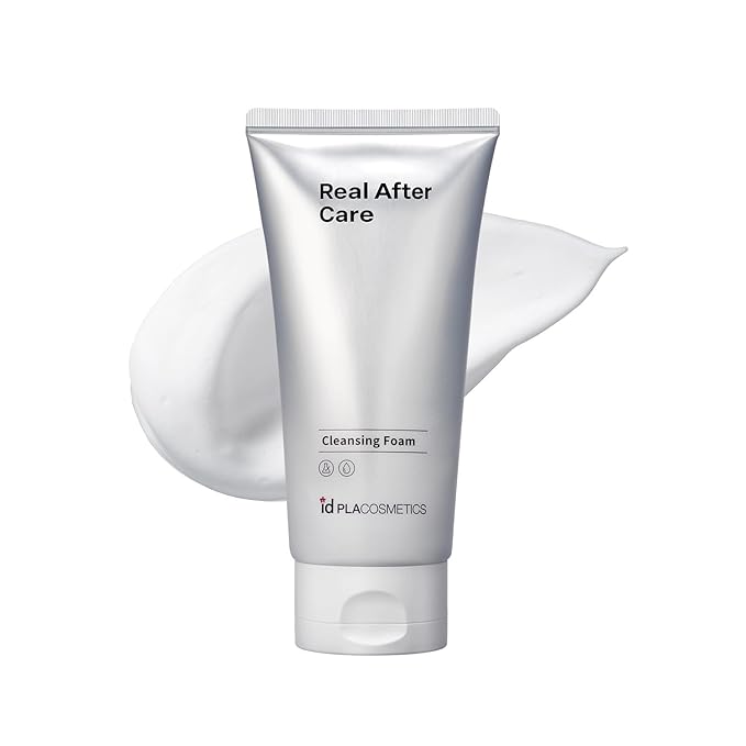idplacosmetics Real After Care Cleansing Foam 5.07 fl.oz (150ml) — Korean Micro-Foam Cleanser for Sensitive Skin, pH 6.5 Mildly Acidic One-Step Sunscreen & Makeup Removal, Coconut-Derived Surfactants