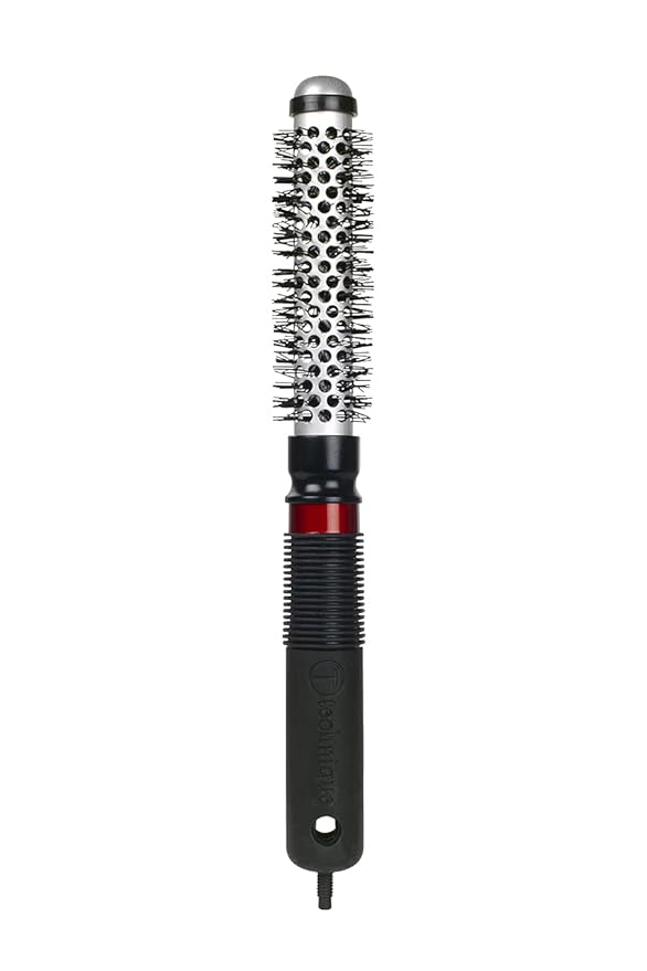 Cricket Technique Thermal Hair Brush #300 0.75” for Blow-Drying, Curling, and Styling – Heat-Retaining Barrel with Anti-Static Tourmaline Bristles, Round Thermal Brush, Not Electric, All Hair Types