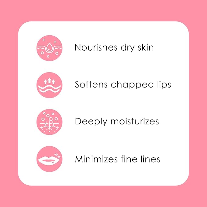 Lip Mask Hydrating - Plump & Repair Dry Lips | Lip Mask Overnight - Infused with Hyaluronic Acid & Vitamin E, 0.7 oz