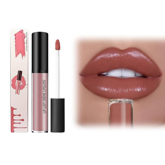12 Colors Lips Staining Lip Oil, 2025 Upgrade Cream Texture Lipstick Long-Lasting Moisturizing Lip Oil, Waterproof Lipstick Creamy Lip Gloss Non-stick to Cup (#7, One Size)
