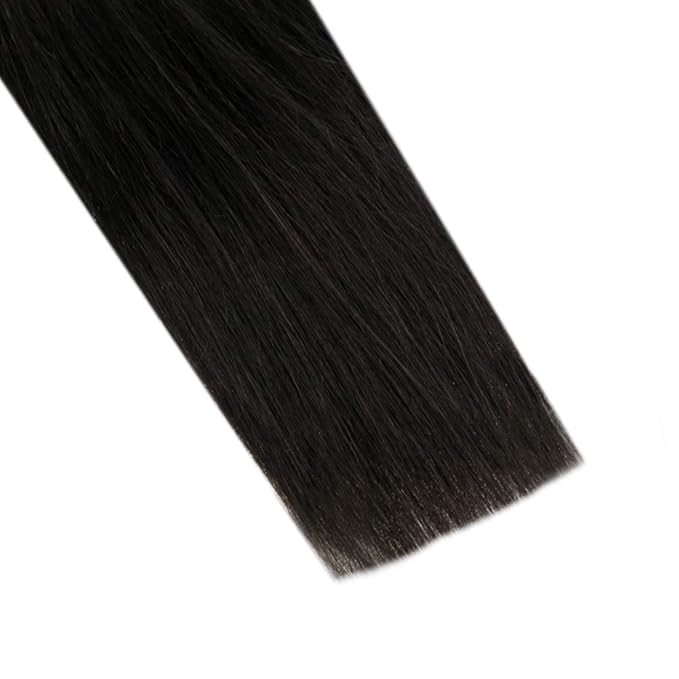 Full Shine Black U Tip Hair Extensions Human Hair 20 Inch Long Straight Remy Hair Off Black U Tip Human Hair Extensions 50 Grams Fusion Real Human Hair Keratin Bond Extensions