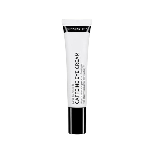 The INKEY List Caffeine Eye Cream, Reduce Eye Puffiness and Dark Circle, Blur Fine Lines, 0.5 fl oz