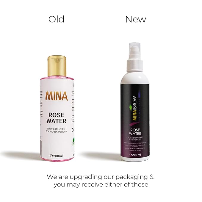 MINA iBrow Henna Hair Color Professional Tint Kit with Rose Water | Covers Gray Hair-Lasts up to 6 weeks | No Ammonia No Lead | Vegan & Cruelty Free | up to 30 Applications (Dark Brown)