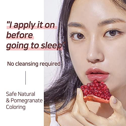 Lux Triple Lip Cure Balm (0.17 oz) 4 million units sold in Korea, Natural Tinted Korean Lip Balm, Petroleum/Paraben Free, Lip Butter,lip balm hydrating,tinted moisturizer (PHANES (Red Mandarin))