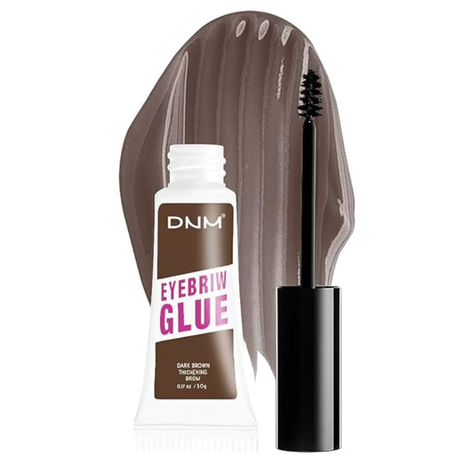 Kaely PROFESSIONAL MAKEUP Brow Glue, Tinted Eyebrow Gel, Eyebrow Mascara Waterproof, gel para cejas a prueba de agua, Eye Brow Fast Sculpt, Vegan & Cruelty-Free, 1Pcs-04 Dark Brown