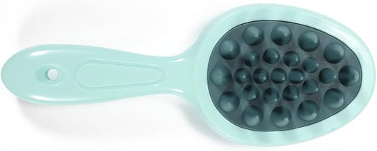 Double Sided Scalp Massager Hair Growth, Shampoo Brush Head Scalp Massager for Hair Growth Scalp Scrubber with Soft Silicone Bristles (Double Green)