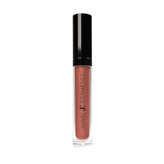 Juwel Cosmetics Luscious Matte Liquid Lipstick, Natural Long Lasting Lipstick with Avocado Oil & Kaolin Clay, Hydrating Mineral-Based Lip Color, Cruelty-Free & Lead-Free, Chateau