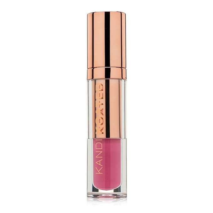 Kandi Koated Liquid Satin [Flirtatious] Liquid Lip Color with High-Shine Finish | Rich Colors, Moisturizing Lip Shine, Paraben-Free, Cruelty-Free | Beauty & Makeup