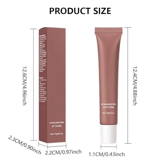 2Pcs Summer Lip Butter Balm Lip Gloss, Ultra-Hydrating Natural Vegan Lip Balm, Sheer-Tinted Shine & Hydration, Soothes & Softens Dry Lips Skincare, Bálsamo labial hidratante (#3+4#)