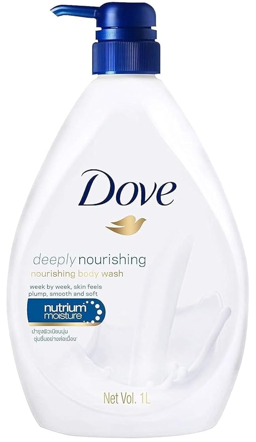 Dove Body Wash 33.8Oz W/Pump Deeply Nourishing Pack (Deeply Nourishing, 1)