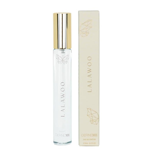 DefineMe Natural Perfume Mist, Lalawoo, 0.3 FL OZ, Travel Size, Purse Spray, Warm Vanilla Fragrance