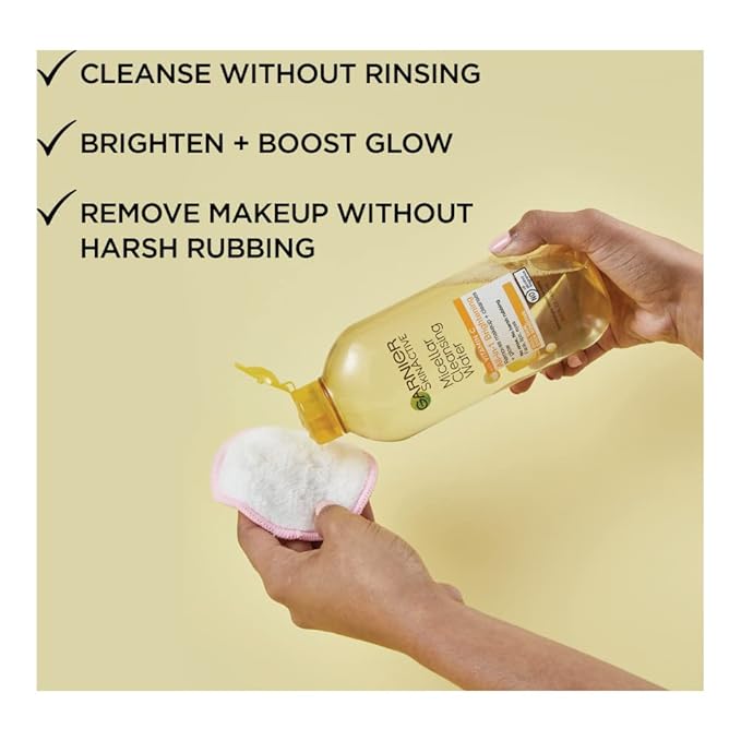 Garnier, SkinActive Micellar Vitamin-C Cleansing Water, 3.4 Fl Oz
