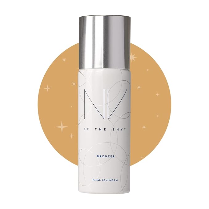 Be the Envy NV Perfecting Mist Bronzer | Hypoallergenic | Lightweight, Buildable Coverage | 9 Shades for All Skin Tones | Antioxidant Botanicals, Non-Comedogenic | Pure & Clean Formula | 1.5 oz
