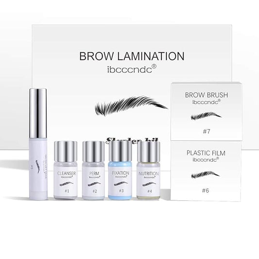 Brow Lamination Kit, Professional Eyebrow Lift Kit, Eyebrow Pomade - Easy to use, Long Lasting, Perfect for Fuller Messy Downward Eyebrow Makeup, Eyebrow Perm Kit for Salon Home Use, Lasts 8 Weeks